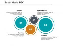 Social media b2c ppt powerpoint presentation outline good cpb