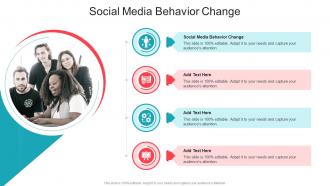 Social Media Behavior Change In Powerpoint And Google Slides Cpb