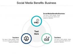 Social media benefits business ppt powerpoint presentation show gallery cpb