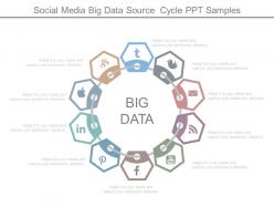 Social media big data source cycle ppt samples