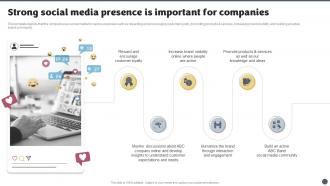 Social Media Brand Marketing Playbook Strong Social Media Presence Is Important For Companies