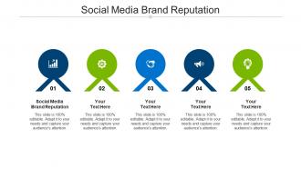 Social media brand reputation ppt powerpoint presentation professional infographic template cpb