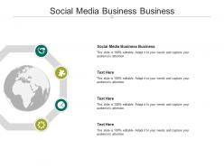 Social media business business ppt powerpoint presentation inspiration designs download cpb