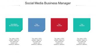 Social Media Business Manager Ppt Powerpoint Presentation Outline Display Cpb