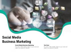 Social media business marketing ppt powerpoint presentation professional layouts cpb