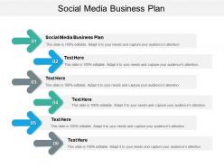 Social media business plan ppt powerpoint presentation show cpb