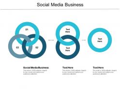 Social media business ppt powerpoint presentation visual aids cpb