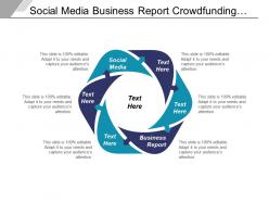 Social media business report crowdfunding startup investment management cpb