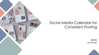 Social Media Calendar For Consistent Posting PPT Designs AT Social Media Calendar For Consistent Posting PPT Designs AT