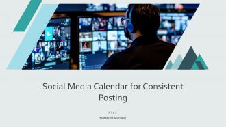 Social Media Calendar For Consistent Posting PPT Summary AT Social Media Calendar For Consistent Posting PPT Summary AT