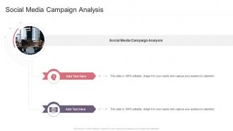 Social Media Campaign Analysis In Powerpoint And Google Slides Cpb