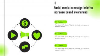 Social Media Campaign Brief To Increase Brand Awareness
