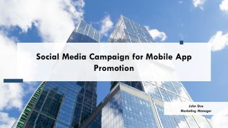 Social Media Campaign For Mobile App Promotion PPT Structure AT