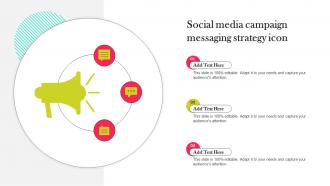 Social Media Campaign Messaging Strategy Icon