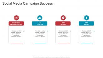 Social Media Campaign Success In Powerpoint And Google Slides Cpb