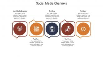 Social media channels ppt powerpoint presentation gallery clipart cpb