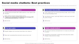 Social Media Chatbots Best Practices AI Marketing Strategies AI SS V
