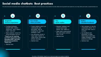 Social Media Chatbots Best Practices Ai Powered Marketing How To Achieve Better AI SS