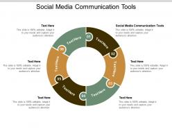 Social media communication tools ppt powerpoint presentation show graphics cpb