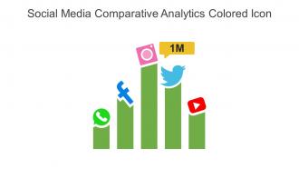Social Media Comparative Analytics Colored Icon In Powerpoint Pptx Png And Editable Eps Format
