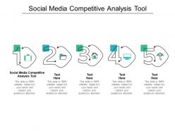 Social media competitive analysis tool ppt powerpoint presentation styles graphic tips cpb