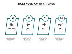 Social media content analysis ppt powerpoint presentation summary smartart cpb