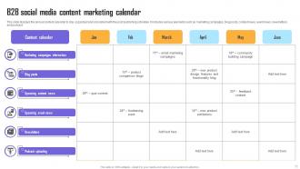 Social Media Content Calender Powerpoint Ppt Template Bundles Engaging Researched