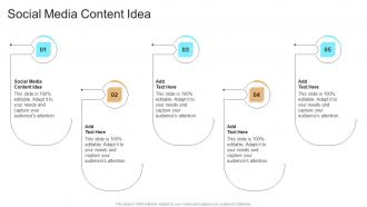 Social Media Content Idea In Powerpoint And Google Slides Cpb