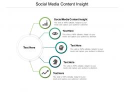 Social media content insight ppt powerpoint presentation example topics cpb
