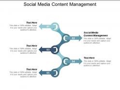 Social media content management ppt powerpoint presentation slides professional cpb