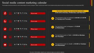 Social Media Content Marketing Calendar Top 5 Target Marketing Strategies You Need Strategy SS