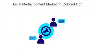 Social Media Content Marketing Colored Icon In Powerpoint Pptx Png And Editable Eps Format