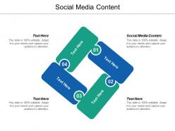 Social media content ppt powerpoint presentation infographics demonstration cpb