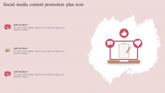 Social Media Content Promotion Plan Icon