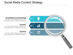 Social media content strategy ppt powerpoint presentation portfolio grid cpb
