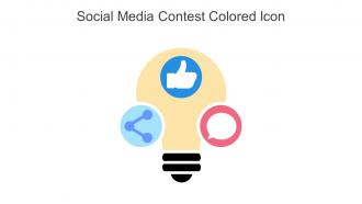 Social Media Contest Colored Icon In Powerpoint Pptx Png And Editable Eps Format