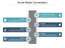 Social media conversation ppt powerpoint presentation summary microsoft cpb