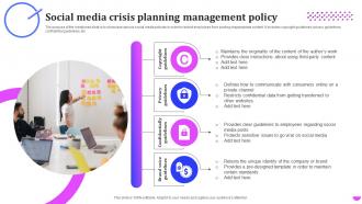 Social Media Crisis Planning Management Policy