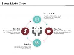 Social media crisis ppt powerpoint presentation gallery graphics design cpb