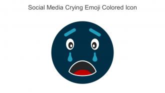 Social Media Crying Emoji Colored Icon In Powerpoint Pptx Png And Editable Eps Format