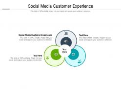 Social media customer experience ppt powerpoint presentation summary display cpb