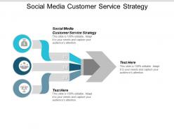 Social media customer service strategy ppt powerpoint presentation infographic template display cpb