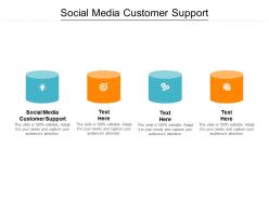 Social media customer support ppt powerpoint presentation icon elements cpb