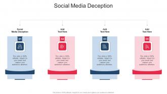 Social Media Deception In Powerpoint And Google Slides Cpb