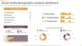 Social Media Demographic Analysis Dashboard