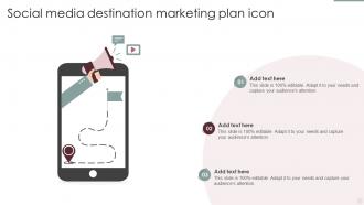 Social Media Destination Marketing Plan Icon
