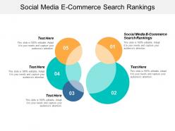 Social media e commerce search rankings ppt powerpoint presentation gallery microsoft cpb