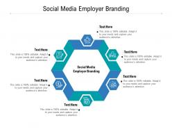 Social media employer branding ppt powerpoint presentation template display cpb
