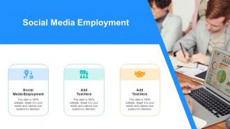 Social Media Employment In Powerpoint And Google Slides Cpb