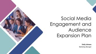 Social Media Engagement And Audience Expansion Plan PPT Mockup AT